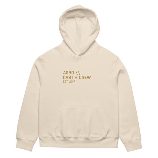 'CAST + CREW' Oversized Hoodie \\ Collection '25