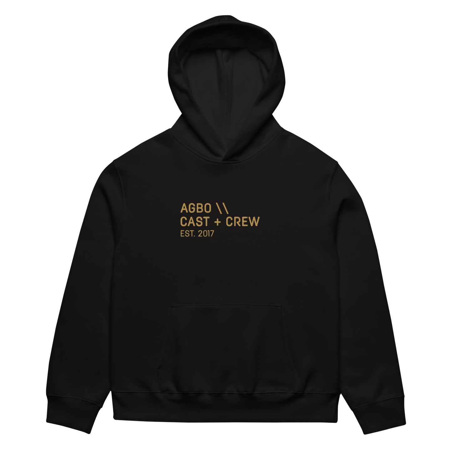 'CAST + CREW' Oversized Hoodie \\ Collection '25
